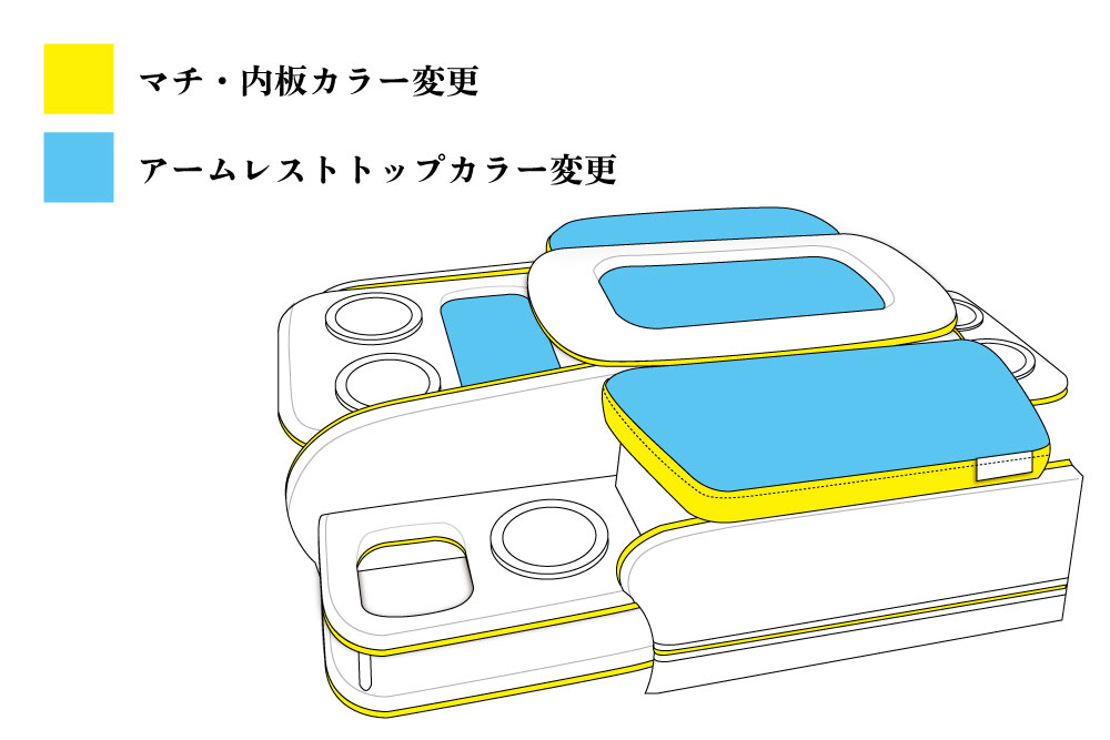 センターコンソールボックス st.3【STANDARD series】 S-GL ワイドボディ/ワゴンGL - 画像 (6)